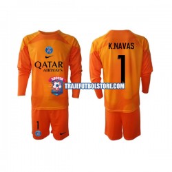 Camiseta 2ª Paris Saint-Germain Keylor Navas 1 Portero Niño 2022-2023 ML