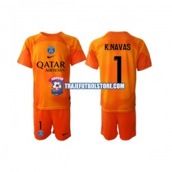 Camiseta 2ª Paris Saint-Germain Keylor Navas 1 Portero Niño 2022-2023 Manga Corta