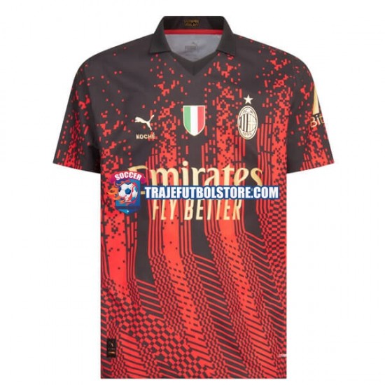 Camiseta 4ª AC Milan Hombre 2022-2023 Manga Corta