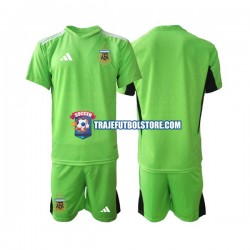 Camiseta 1ª Argentina Portero Niño Copa Mundial 2022 Manga Corta
