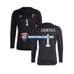 Camiseta 2ª Bélgica Courtois 1 Portero Hombre 2022 ML