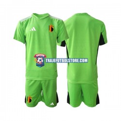 Camiseta 1ª Bélgica Portero Niño 2021-2022 Manga Corta