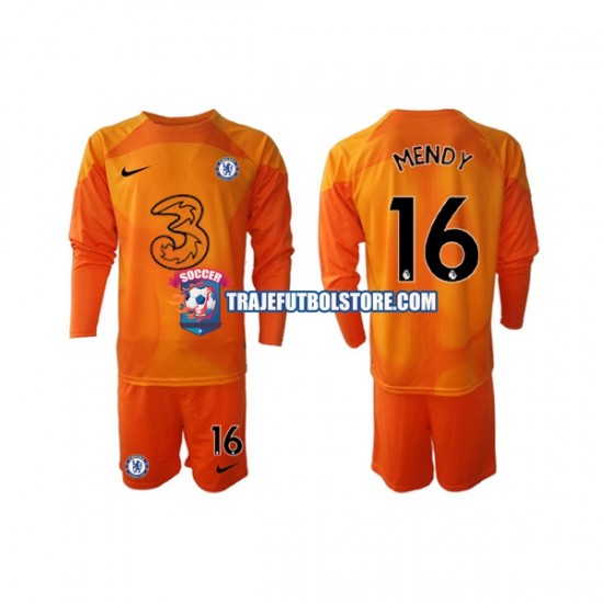 Camiseta 1ª Chelsea Edouard Mendy 16 Portero Niño 2022-2023 ML