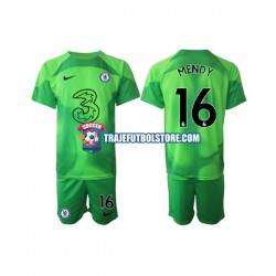 Camiseta 3ª Chelsea Edouard Mendy 16 Portero Niño 2022-2023 Manga Corta