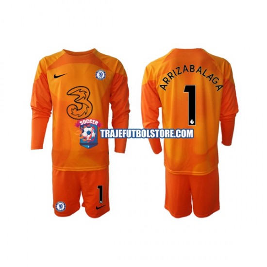 Camiseta 1ª Chelsea Kepa Arrizabalaga 1 Portero Niño 2022-2023 ML