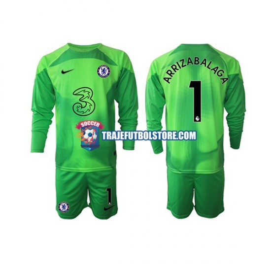 Camiseta 3ª Chelsea Kepa Arrizabalaga 1 Portero Niño 2022-2023 ML