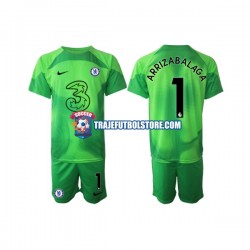 Camiseta 3ª Chelsea Kepa Arrizabalaga 1 Portero Niño 2022-2023 Manga Corta