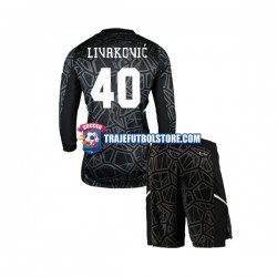 Camiseta 1ª Dinamo Zagreb Livakovic 40 Portero Niño 2022-2023 ML