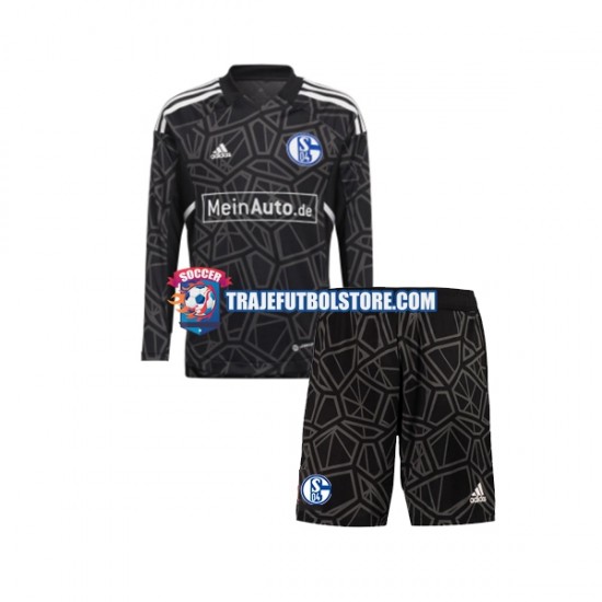 Camiseta 1ª FC Schalke 04 Portero Niño 2022-2023 ML