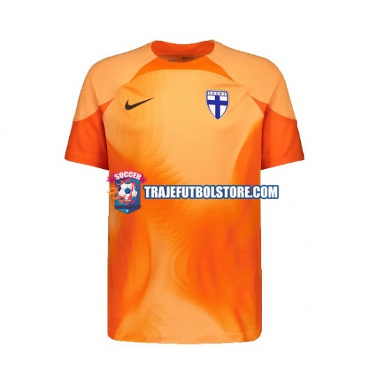 Camiseta 1ª Finlandia Portero Hombre 2022-2023 Manga Corta