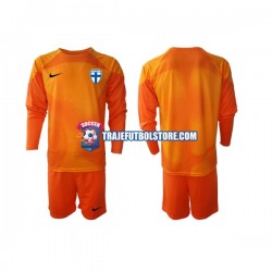 Camiseta 1ª Finlandia Portero Niño 2022-2023 ML