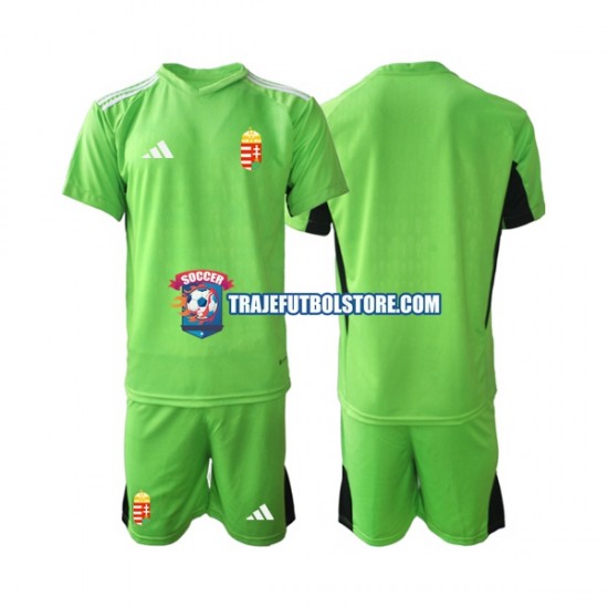 Camiseta 1ª Hungría Portero Niño 2022 Manga Corta