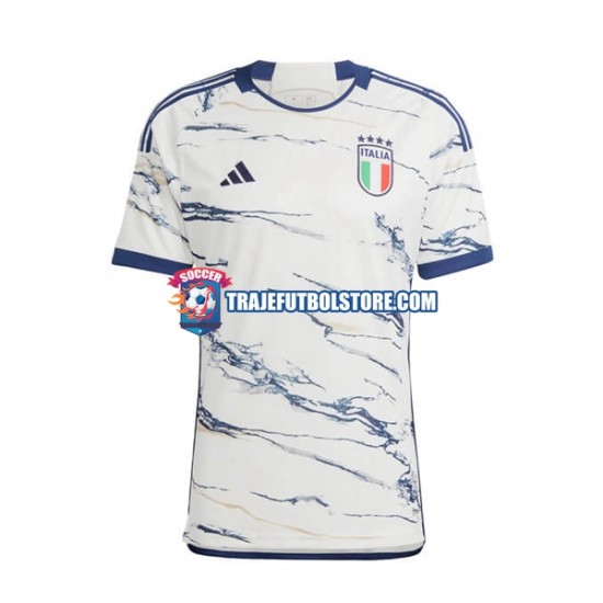 Camiseta 2ª Italia Hombre 2023 Manga Corta