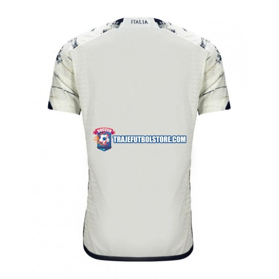 Camiseta 2ª Italia Hombre 2023 Manga Corta
