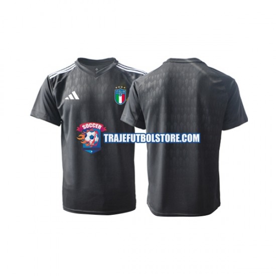 Camiseta 2ª Italia Portero Hombre 2023 Manga Corta