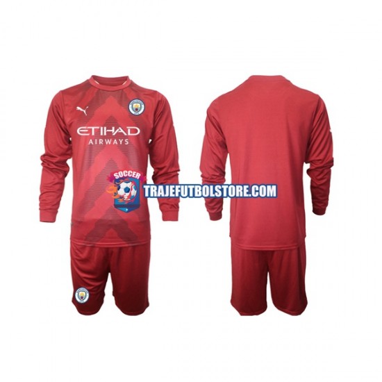 Camiseta 1ª Manchester City Portero Niño 2022-2023 ML