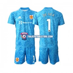 Camiseta 1ª Manchester United DE GEA 1 Portero Niño 2022-2023 Manga Corta