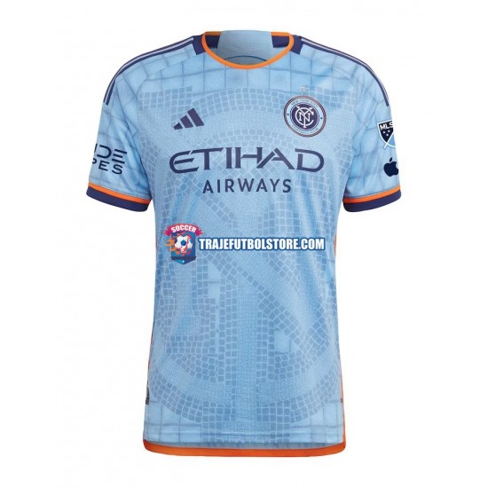 Camiseta 1ª New York City FC Hombre 2023-2024 Manga Corta