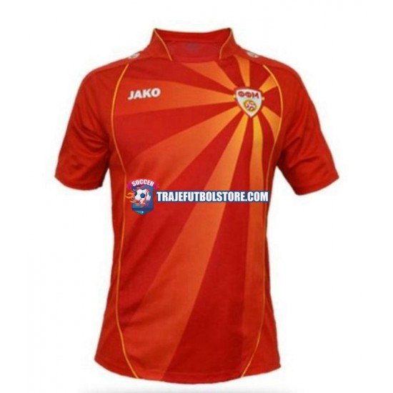 Camiseta 1ª North Macedonia Hombre 2022 Manga Corta