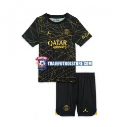 Camiseta 4ª Paris Saint-Germain Niño 2022-2023 Manga Corta