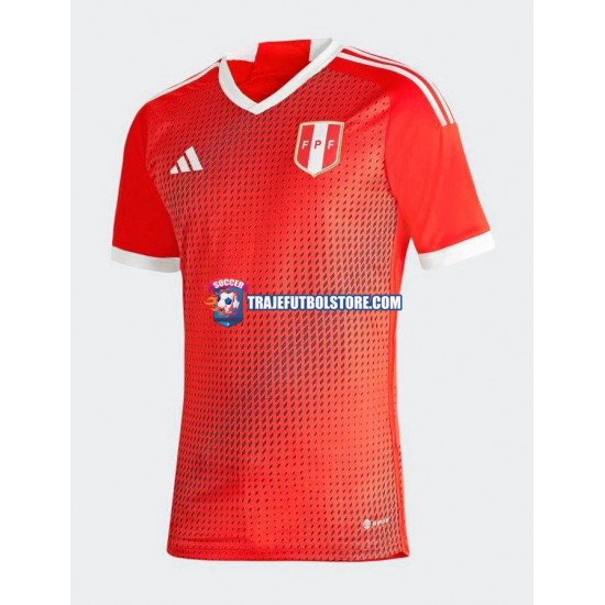 Camiseta 2ª Perú Hombre 2023 Manga Corta