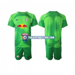 Camiseta 2ª RB Leipzig Portero Niño 2022-2023 Manga Corta