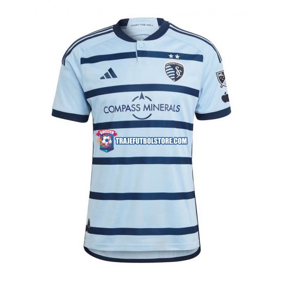 Camiseta 1ª Sporting Kansas City Hombre 2023-2024 Manga Corta