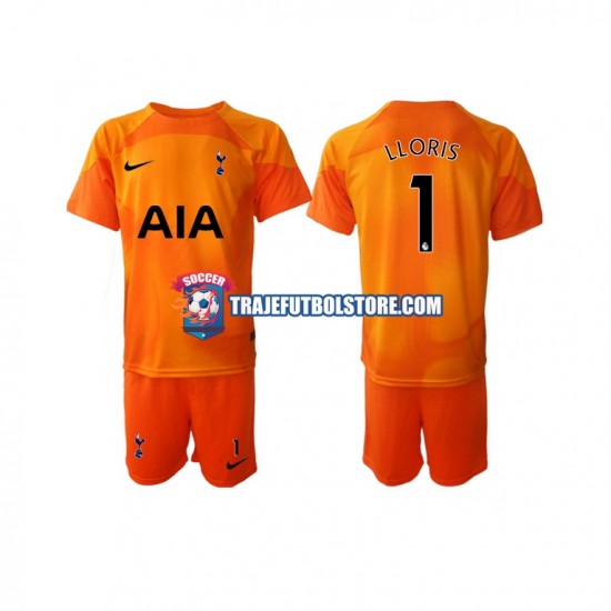 Camiseta 3ª Tottenham Hotspur Hugo Lloris 1 Portero Niño 2022-2023 Manga Corta