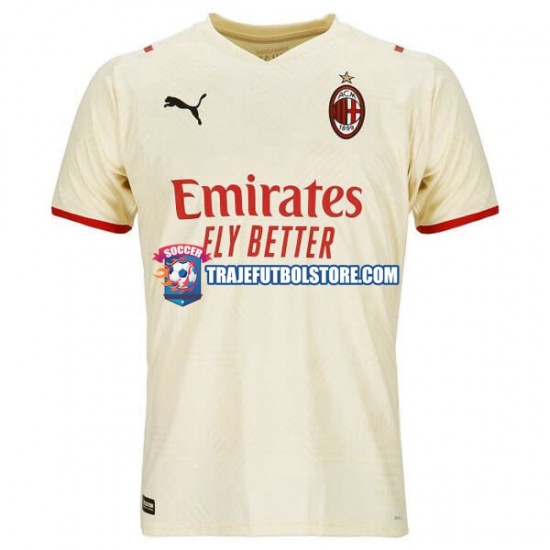 Camiseta 2ª AC Milan Hombre 2021-2022 Manga Corta