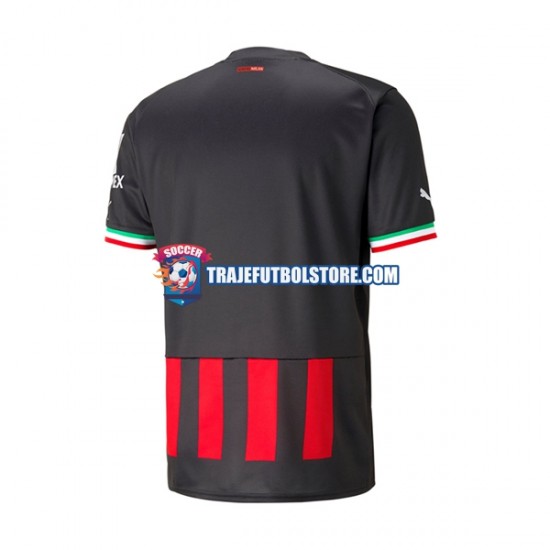 Camiseta 1ª AC Milan Hombre 2022-2023 Manga Corta