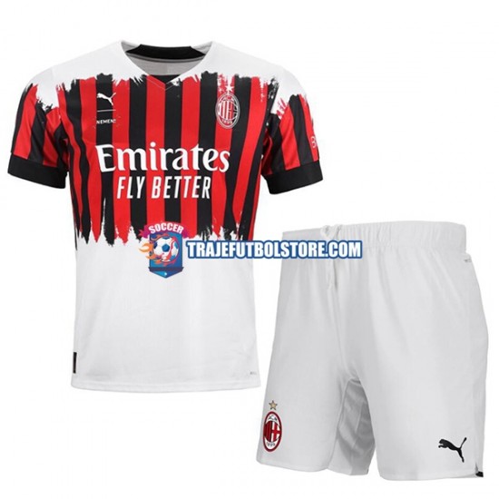Camiseta 4ª AC Milan Niño 2022-2023 Manga Corta