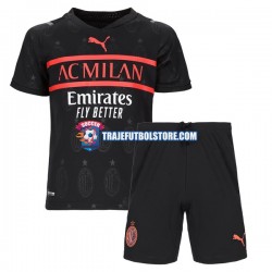 Camiseta 3ª AC Milan Niño 2021-2022 Manga Corta