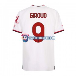 Camiseta 2ª AC Milan Olivier Giroud 9 Hombre 2022-2023 Manga Corta