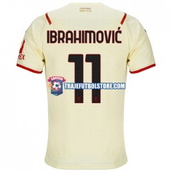 Camiseta 2ª AC Milan Ibrahimović Zlatan 11 Hombre 2021-2022 Manga Corta