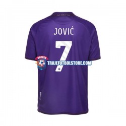 Camiseta 1ª ACF Fiorentina Jovic 7 Hombre 2022-2023 Manga Corta