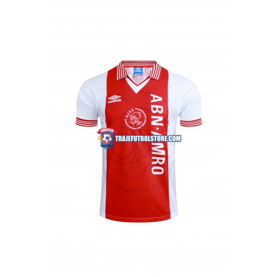 Camiseta 1ª AFC Ajax Retro Hombre 1994-1995 Manga Corta