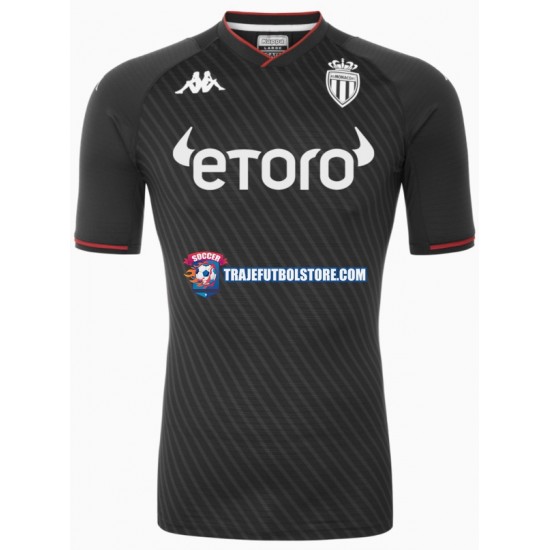 Camiseta 2ª AS Monaco Hombre 2021-2022 Manga Corta
