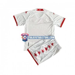 Camiseta 1ª AS Monaco Niño 2022-2023 Manga Corta