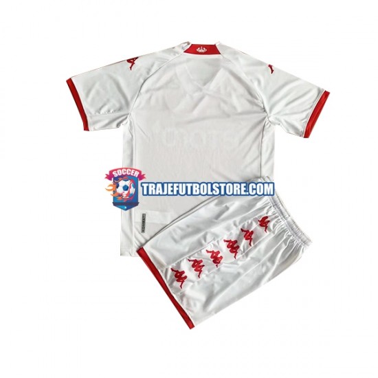 Camiseta 1ª AS Monaco Niño 2022-2023 Manga Corta