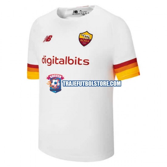 Camiseta 2ª AS Roma Hombre 2021-2022 Manga Corta