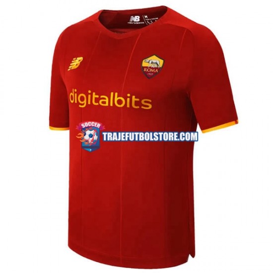 Camiseta 1ª AS Roma Hombre 2021-2022 Manga Corta