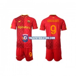 Camiseta 1ª AS Roma Tammy Abraham 9 Niño 2022-2023 Manga Corta