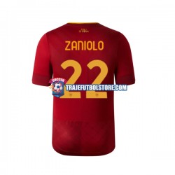 Camiseta 1ª AS Roma Zaniolo 22 Hombre 2022-2023 Manga Corta