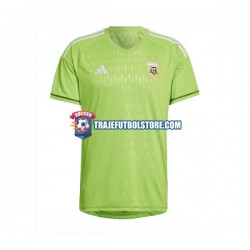 Camiseta 2ª Argentina Portero Hombre Copa Mundial 2022 Manga Corta