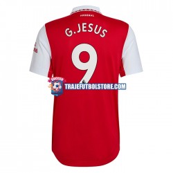 Camiseta 1ª Arsenal Gabriel Jesus 9 Hombre 2022-2023 Manga Corta