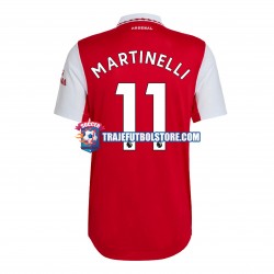 Camiseta 1ª Arsenal Martinelli 11 Hombre 2022-2023 Manga Corta