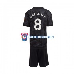 Camiseta 2ª Arsenal Odegaard 8 Niño 2022-2023 Manga Corta