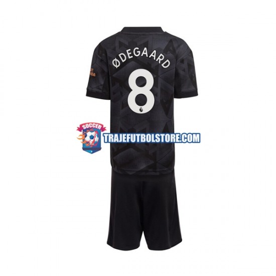 Camiseta 2ª Arsenal Odegaard 8 Niño 2022-2023 Manga Corta