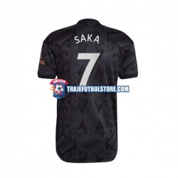 Camiseta 2ª Arsenal Saka 7 Hombre 2022-2023 Manga Corta