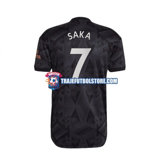 Camiseta 2ª Arsenal Saka 7 Hombre 2022-2023 Manga Corta
